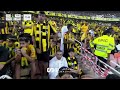 طرب جمهور الاهلي السعودي فالديربي وسط صمت من جمهور الاتحاد 