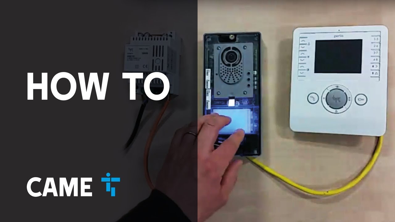 CAME BPT LITHOS Come resettare il posto esterno