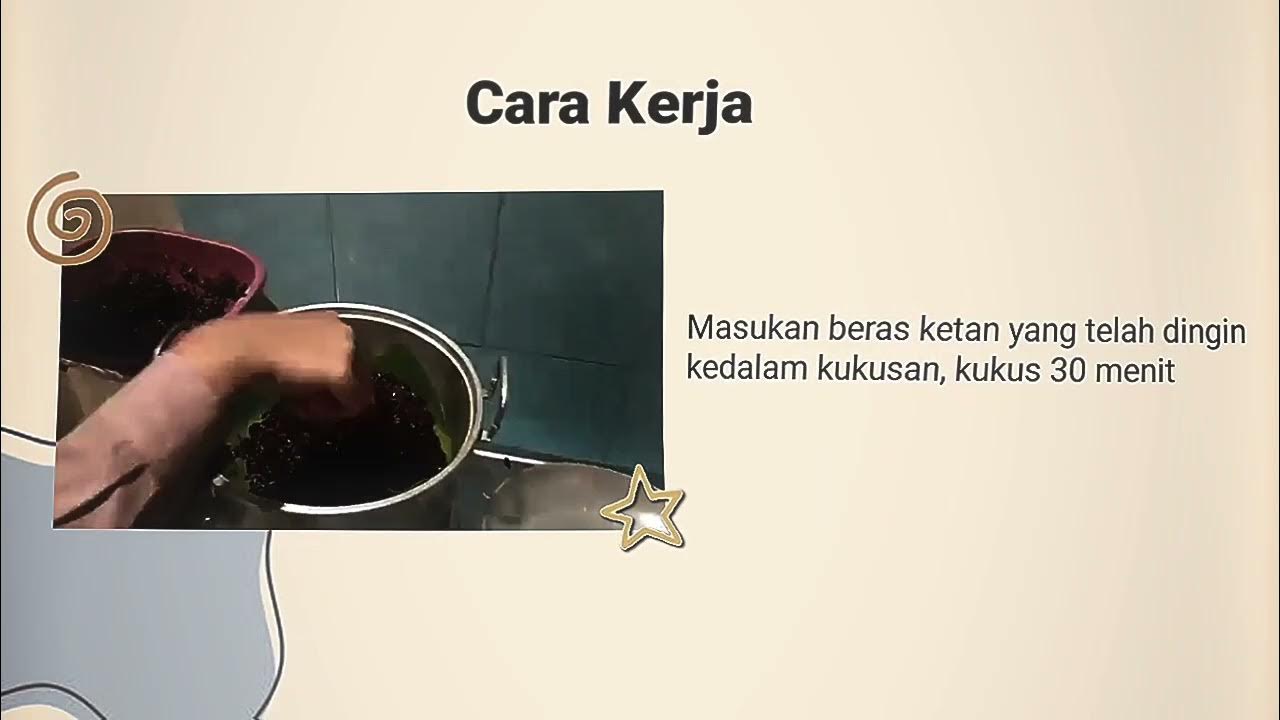 video laporan bioteknologi pembuatan tape ketan hitam - YouTube
