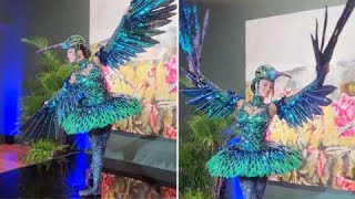 Mira cómo se mueve el traje típico de Zashely Alicea para Miss Universe