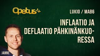 Inflaatio ja deflaatio pähkinänkuoressa