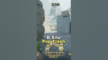 Ancient B Site Pop Flash - CS2 Lineups #cs #cs2 #Ancient #Tside #Bsite #popflash #top8 #bigh