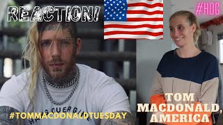 REACTION! Tom MacDonald, America 🇺🇸 OFFICIAL VIDEO #TomMacDonaldTuesday #America #ALittleMoreOfLisa