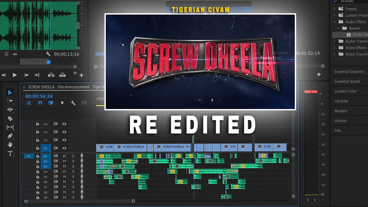 RE EDITED SCREW DHEELA   Film Announcement | TIGER SHROFF | TIGERIAN CIVAM.
