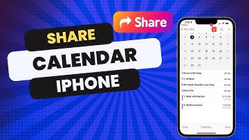 How to Share Calendar on iPhone