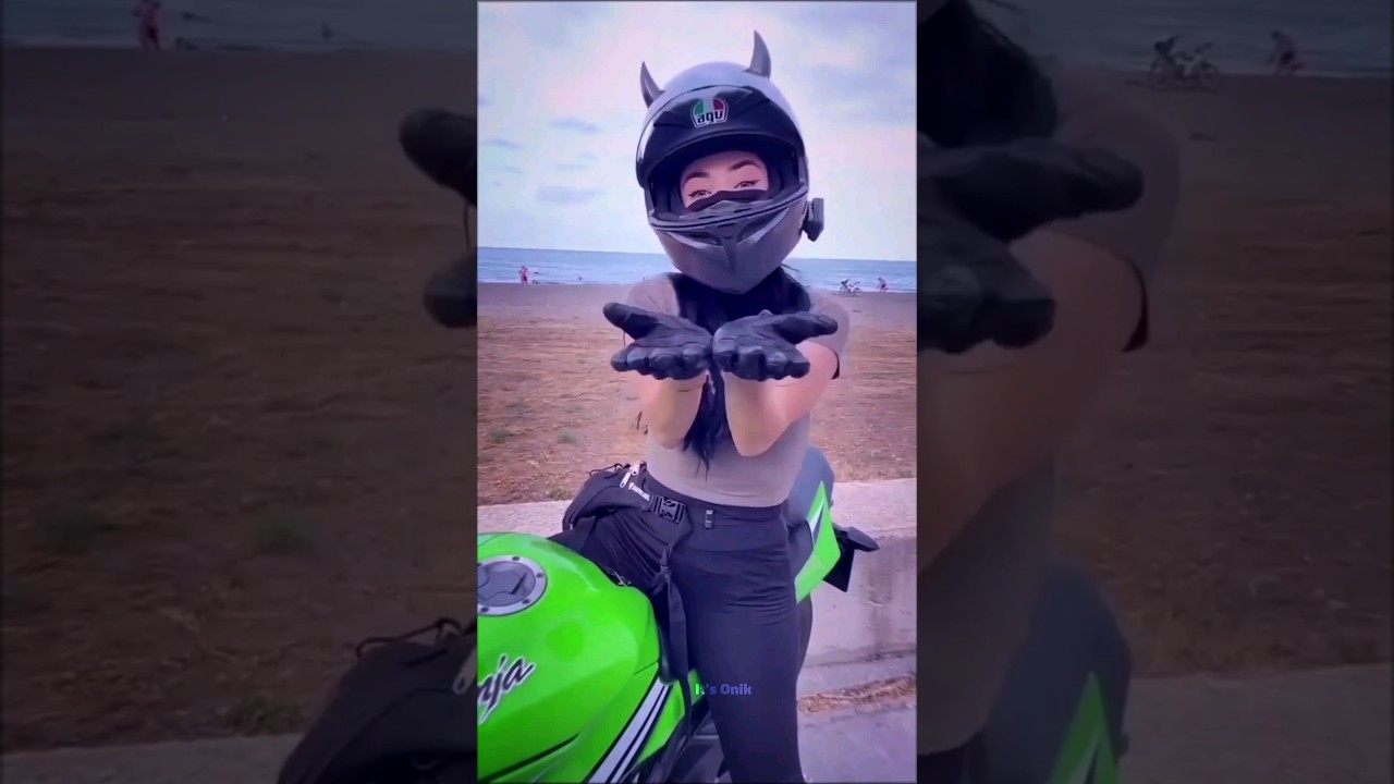 Girl bike ride attitude Status Video 🔥 Cute girl bike Riding