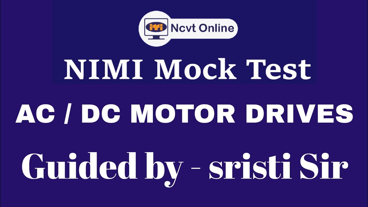NIMI QUESTIONS BANK ELECTRICAN AC/DC MOTOR DRIVES 