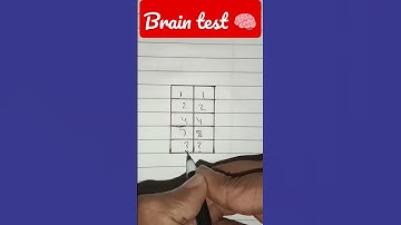 Math puzzle l Brain test🧠 l math quiz #shorts
