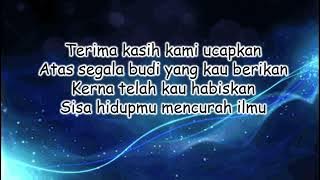 SURAT CINTA BUAT GURU INSTRUMENTAL