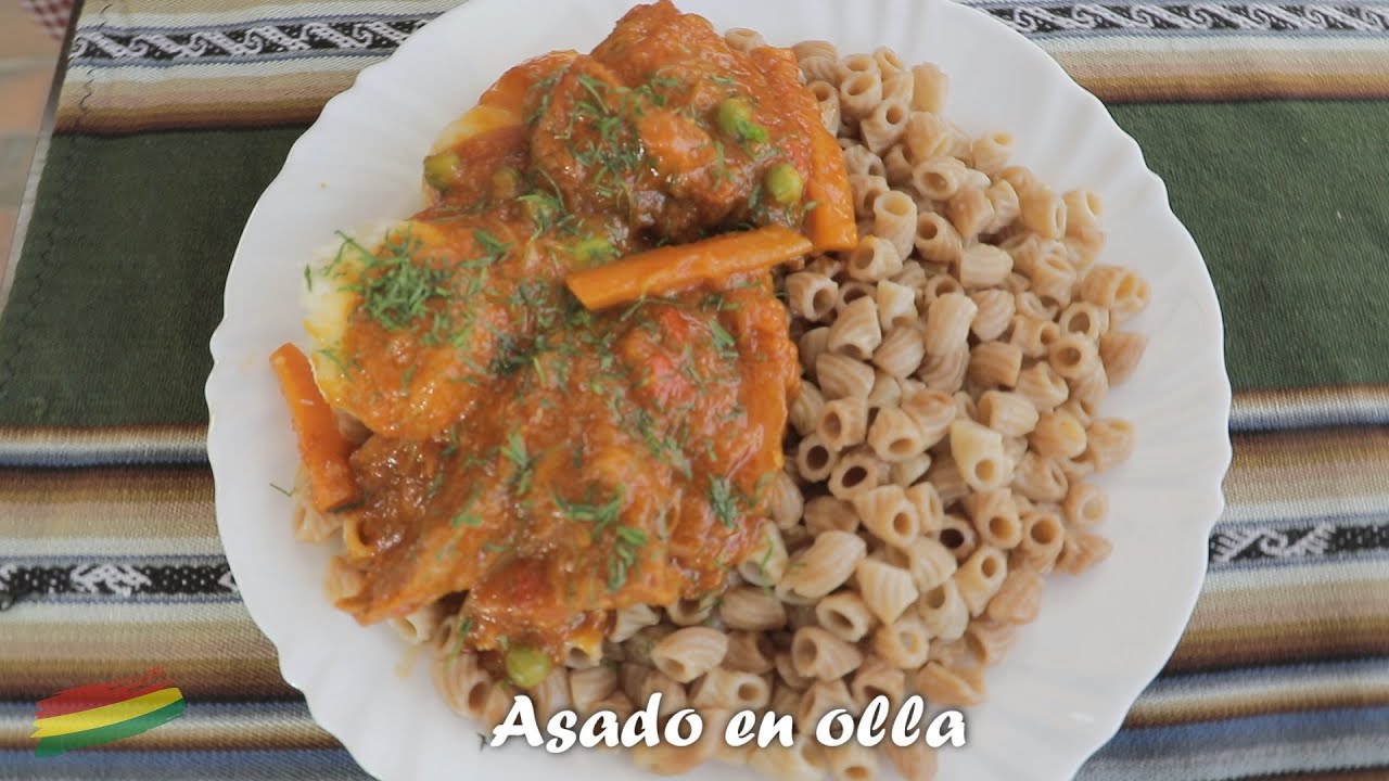 ASADO EN OLLA BOLIVIANO🇧🇴