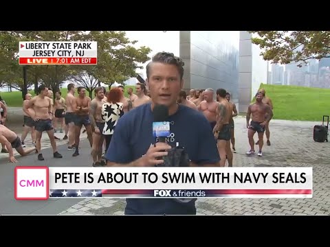 Pete Hegseth joins Navy SEALs for swim across the Hudson River to honor ...