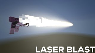 Laser Blast in Minecraft Bedrock with only command blocks 