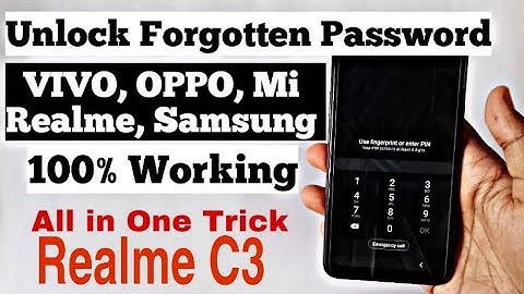 Realme Unlock OPPO, RealMe, Samsung Without Data loss - Password Unlock