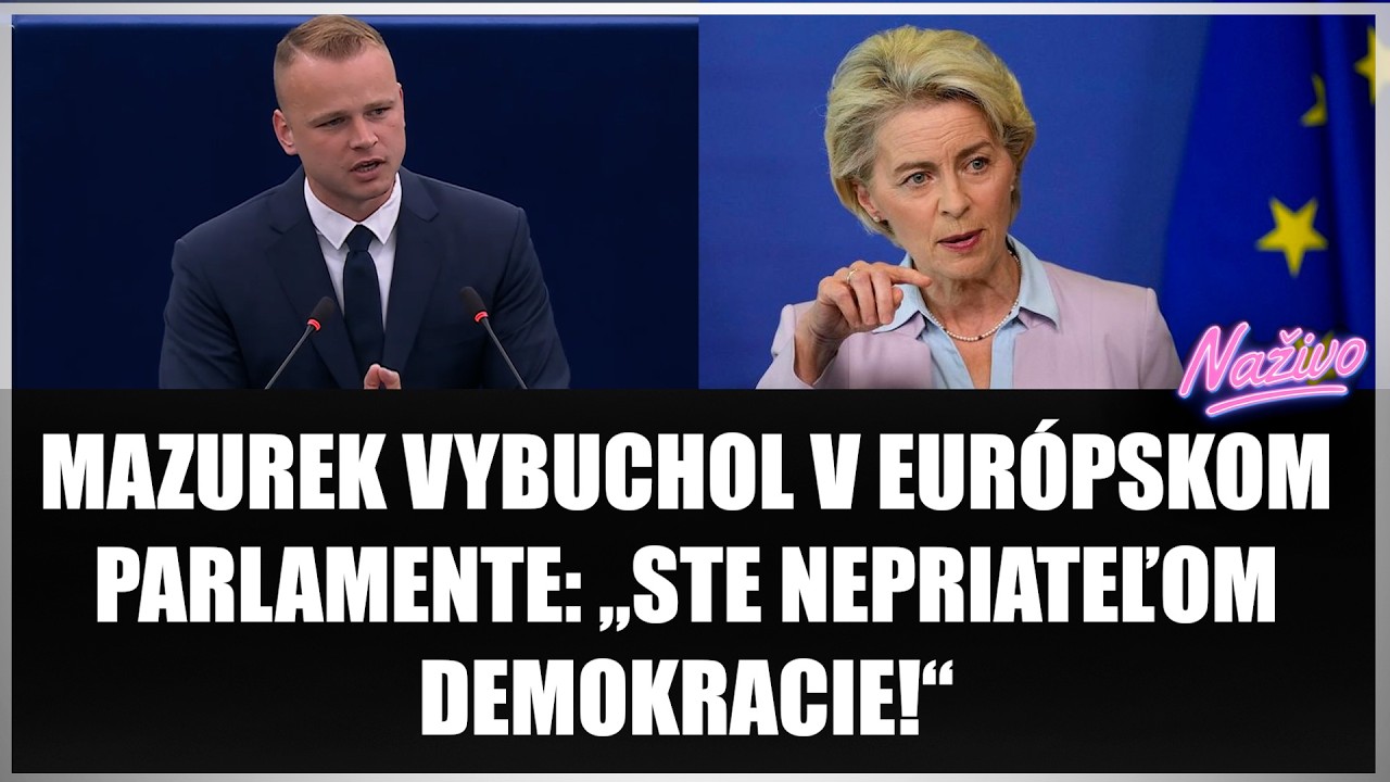 MAZUREK VYBUCHOL V EURÓPSKOM PARLAMENTE: „STE NEPRIATEĽOM DEMOKRACIE!“ Takto fungujú volby v EÚ?!