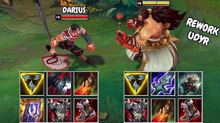 REWORK UDYR vs DARIUS FULL BUILD FIGHTS & Best Moments!