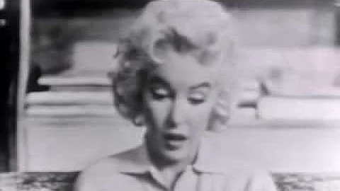 Marilyn Monroe Rare Live Television Appearance - "...