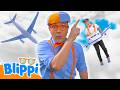 Kids Flying Adventure With Blippi ✈️ | Airplane Rescue | Blippi | Rescue Adventures