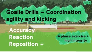 Goalkeeper Training Field Hockey - Coordination Bunt Kicking And Agility Work Out