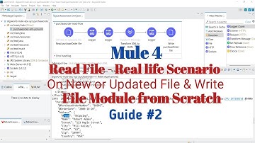 Mule 4 | MuleSoft Tutorials | Real Life Scenario with File | Part-2 | On New or Update File & Write