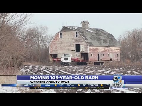 Moving 105-Year-Old Barn