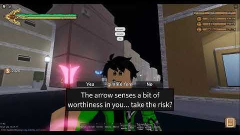 (YBA)Using Lucky Arrow for First time