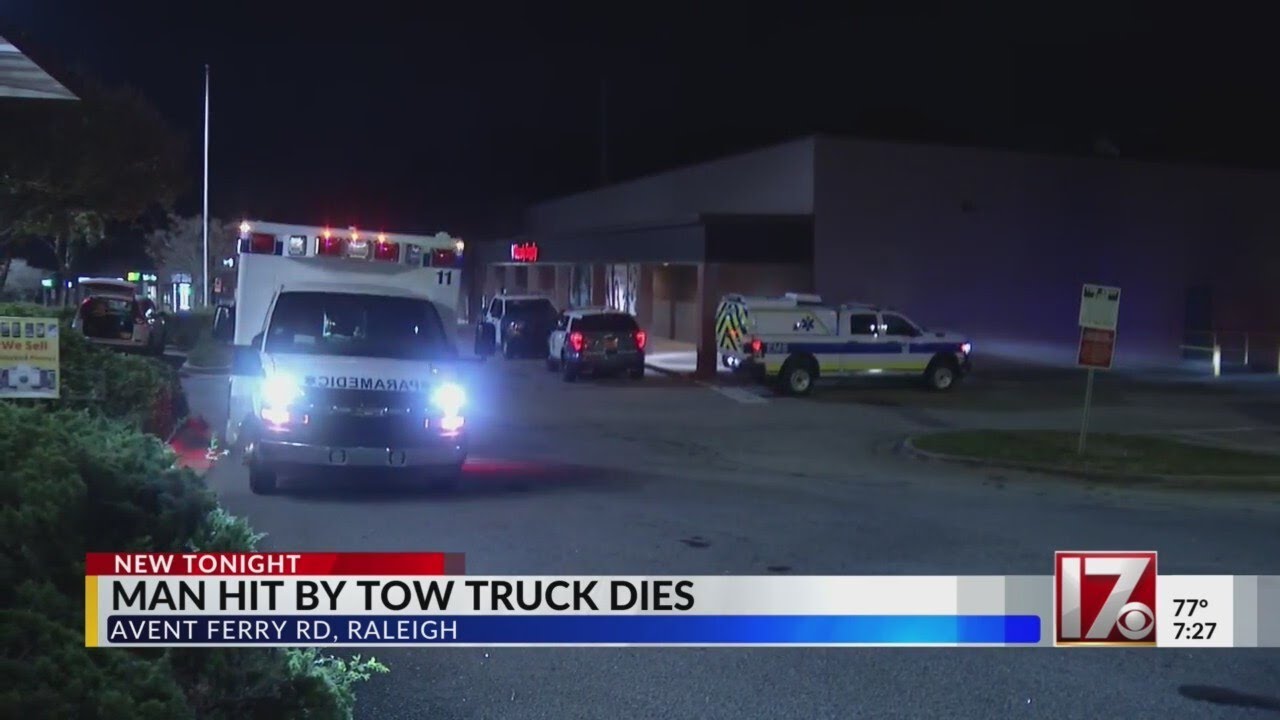 Man dies after he’s hit by tow truck in parking lot near Raleigh Food ...