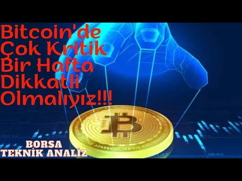 BİTCOİN'DE ÇOK KRİTİK BİR HFTA DİKKATLİ OLMALIYIZ!!!!! ETH/SOL/AVAX/DOGE COİN SON DURUM NEDİR...