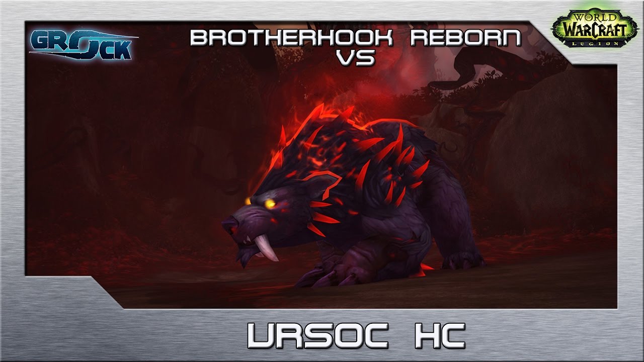 World of Warcraft Legion | Brotherhook vs Ursoc HC Shadow Priest POV