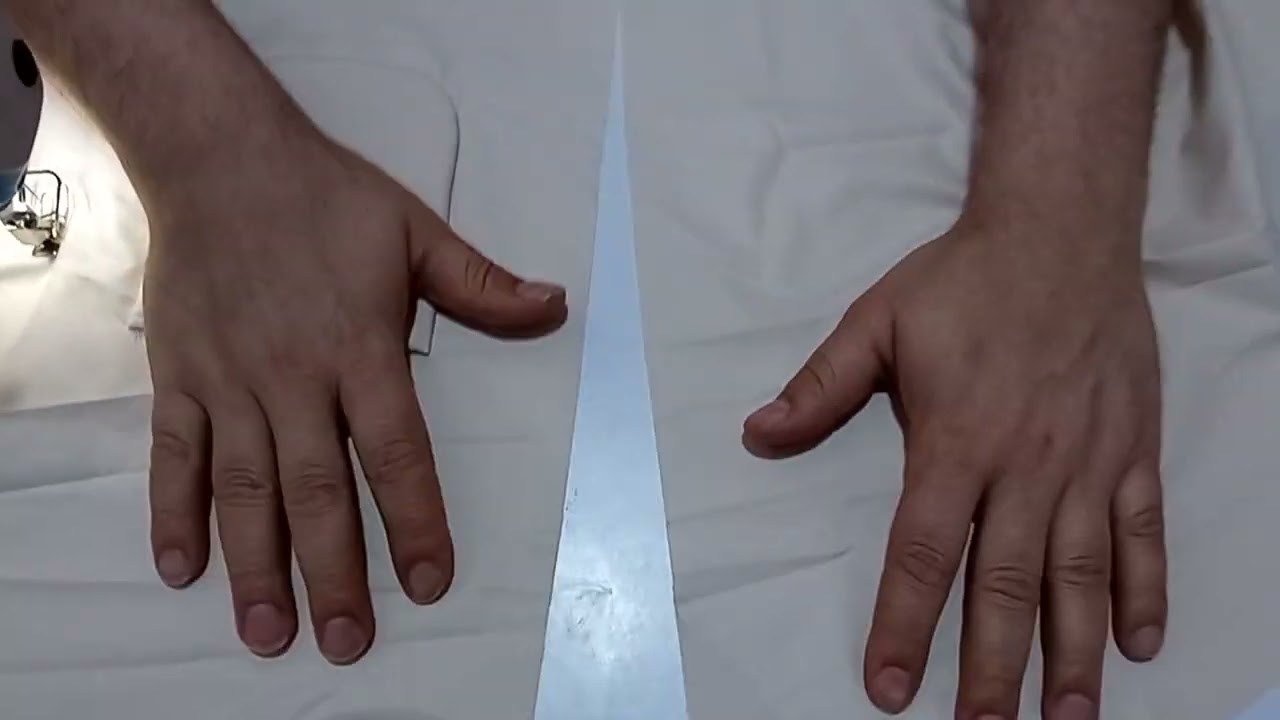 تعليم كيفيه خياطة الدشداشه الرجاليه تركيب المسطره الدفن