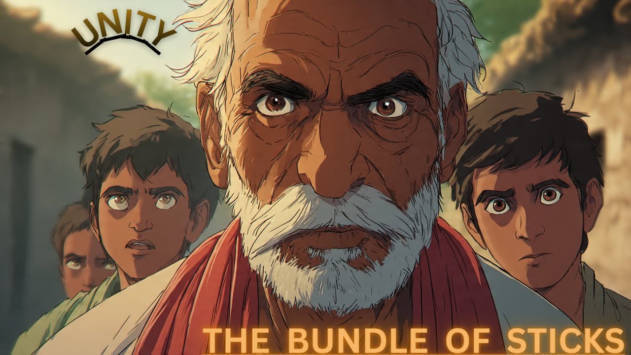 The Bundle of Sticks Story | लकड़ियों का गठ्ठर | Unity Is Strength |  Moral Story for Kids | Wisdom