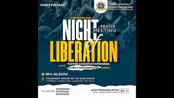 Night of liberation | Divine lifting | CAC Canaan Land DCHQUK | 26.03.24