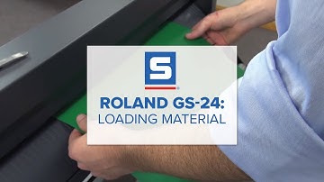 Roland GS-24: Loading Material