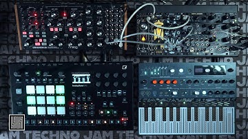 Techno Jam w/ Analog Rytm, Sub Harmonicon, Microfreak & Modular