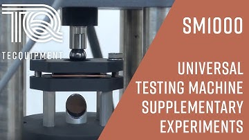 Cupping, Spring and Shear Experiments for TecQuipment