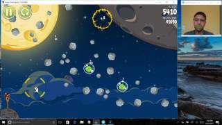 Playing Angry Birds - Hands-free!  (with Smyle Mouse head controlled mouse software)