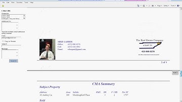 How to do a CMA using MLS