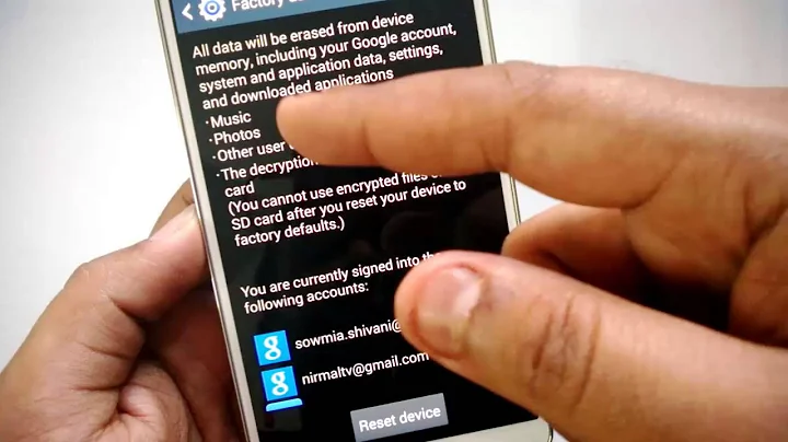 How to Backup and Reset Samsung Galaxy Note 3 to Factory Settings