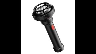 Tactical Camping Lamp Compass LED Flashlight USB Charging Flashlight Power Display for Power Outages