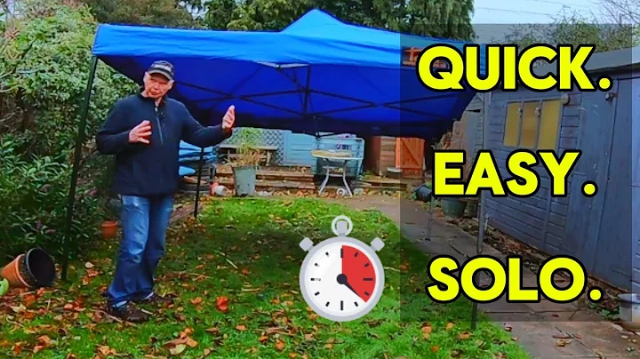 How To Put Up & Take Down A Pop-Up Gazebo On Your Own  in Under 10-Minutes!