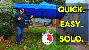 How To Put Up & Take Down A Pop-Up Gazebo On Your Own  in Under 10-Minutes!