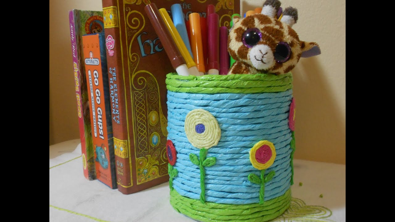 How To Make Recycle Pen Pencil Holder With Used Can Recycled Pens Recycled Crafts Crafts How To Make Recycle Pen Pencil Holder With Used Can Recycled Pens Recycled Crafts Crafts