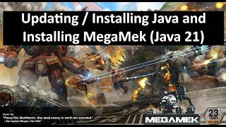 MegaMek Tutorial - Updating / Installing Java and Installing MegaMek
