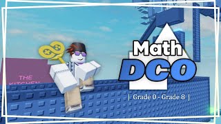 Playing the MATH DIFFICULTY CHART OBBY?? [Grade 0 - Grade 8]