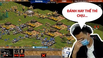 AOE Highlights | SHENLONG vs CSDN : Quá mãn nhãn với khả năng điều R thủ nhà như THÁNH của LONG