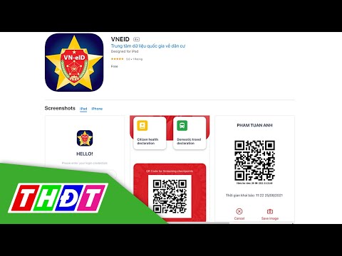 Video Quản lý và khai báo y tế trên phần mềm VNEID | THDT - youtube