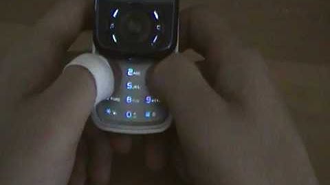 Super Mario Theme Song on Pantec Duo Cell Phone (Regular Key Notes...Hard to do!)