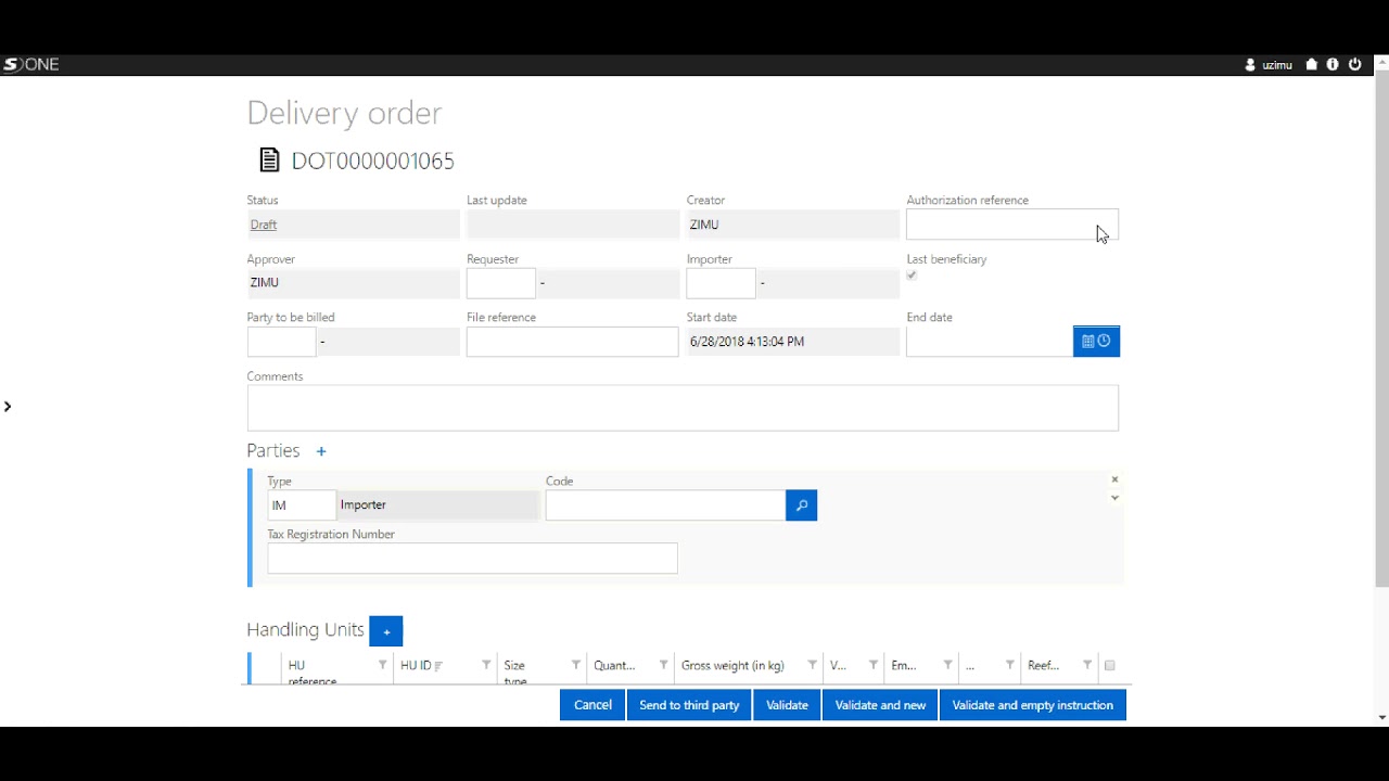 Jamaica PCS DEMO: Electronic Delivery Order