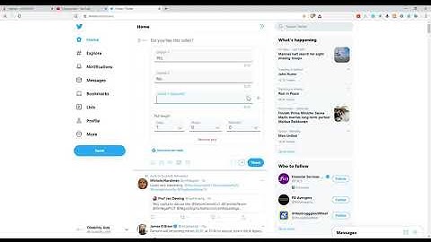 How to guide on creating a Twitter Poll September 2020