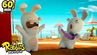 Saint Bwwwahtrick at the Rabbids! | RABBIDS INVASION | 1H New compilation | Cartoon for kids by Rabbids Invasion 335,636 views 2 months ago 58 minutes