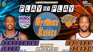 New York Knicks vs Sacramento Kings - Live Play-By-Play & Watch Along